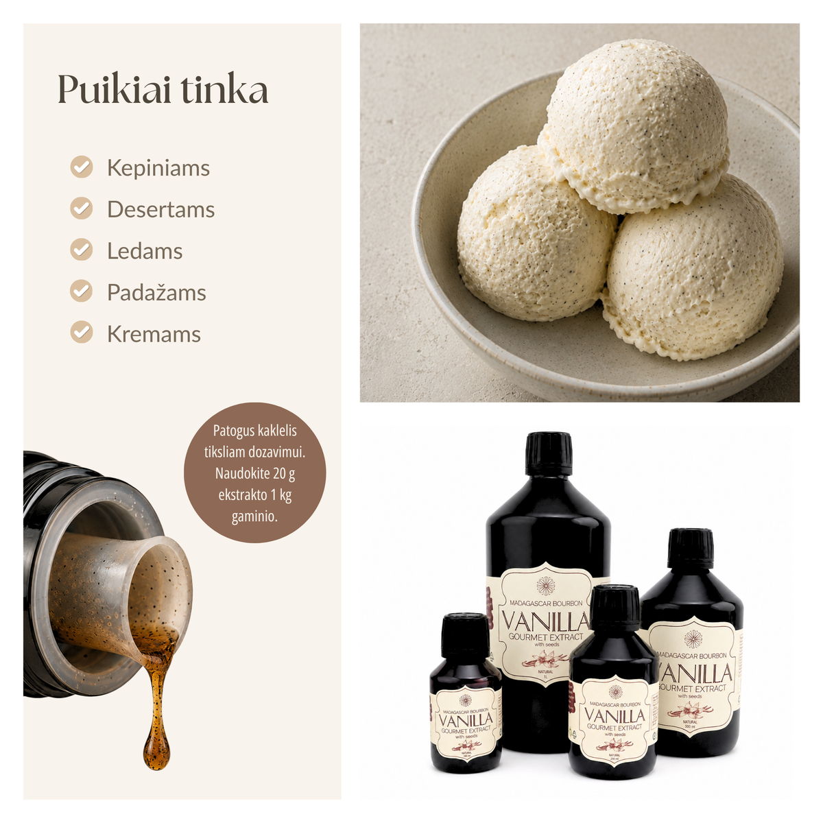 How to use Vanilla Scientific Madagascar Bourbon vanilla extract