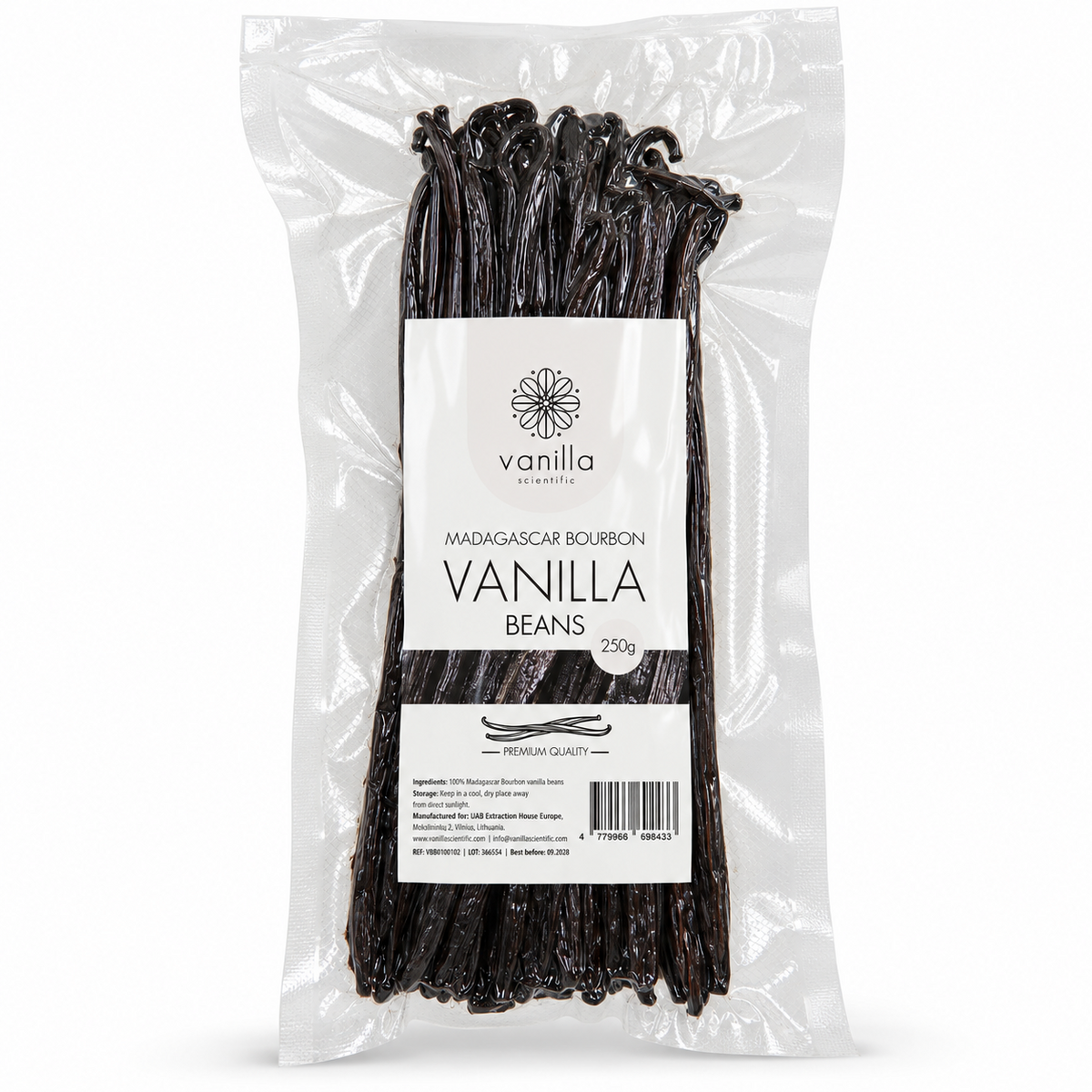 Madagascar Bourbon Vanilla Beans 250 g